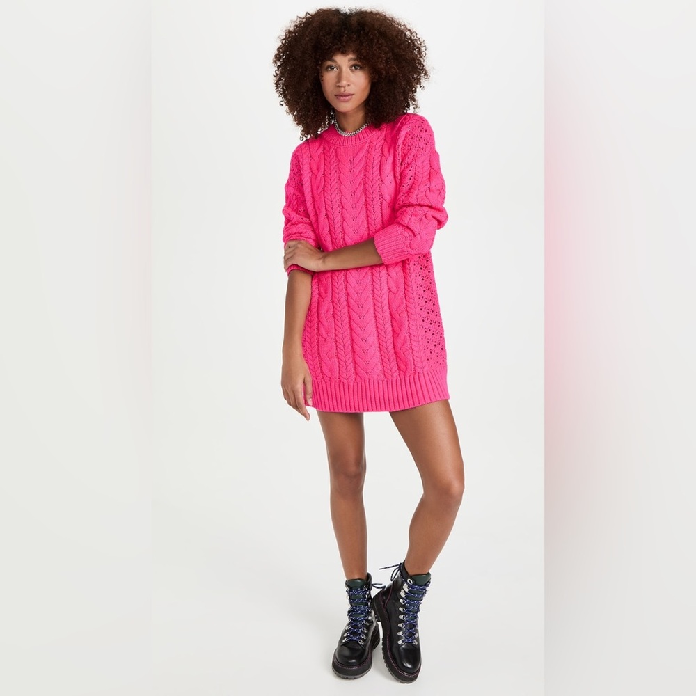 Alice + Olivia Cable knit sweater Dress